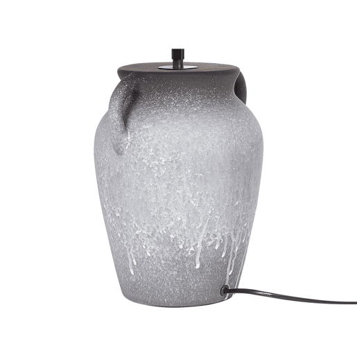 Candeeiro de mesa AGEFET Cerâmica Cinzento Candeeiro de mesa AGEFET Cerâmica Cinzento