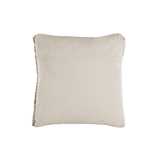 Conjunto de 2 almofadas decorativas ASLANAPA Algodão 45 x 45 cm Creme Sólido