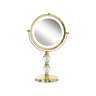 Espelho de maquilhagem LED CLAIRA Dourado