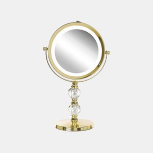 Espelho de maquilhagem LED CLAIRA Dourado