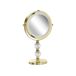 Beliani Espejo de maquillaje CLAIRA 18x18 Beliani Espejo de maquillaje CLAIRA 18x18 Dorado
