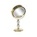 Beliani Espejo de maquillaje CLAIRA 18x18 Beliani Espejo de maquillaje CLAIRA 18x18 Dorado
