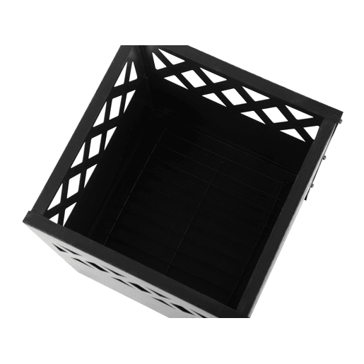 Lareira de jardim com grelha SHIGA Metal Preto