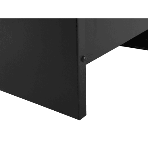 Lareira de jardim com grelha SHIGA Metal Preto
