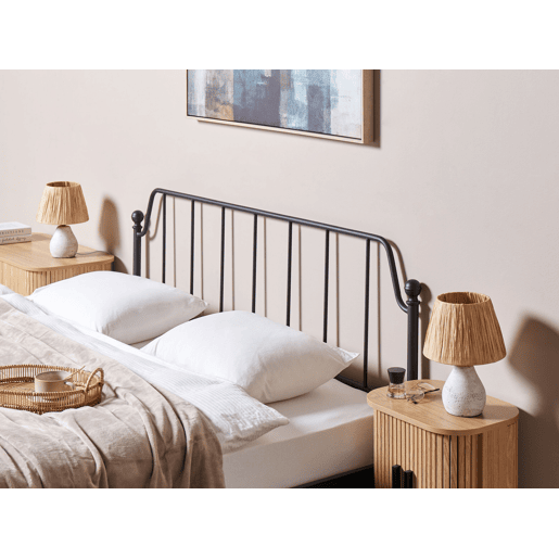 Conjunto de 2 candeeiros de mesa ARWADITO Cerâmica Branco creme