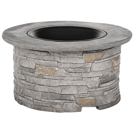Lareira de jardim com grelha TAMBORA Betão Cinzento