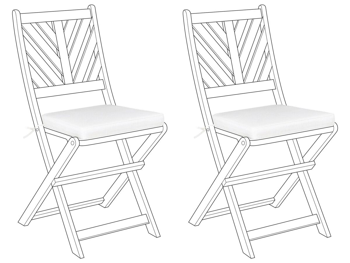 Beliani Cojín de asiento TERNI