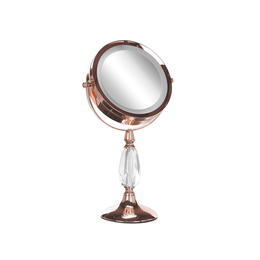 Espelho de maquilhagem LED MAURY Rosa-dourado