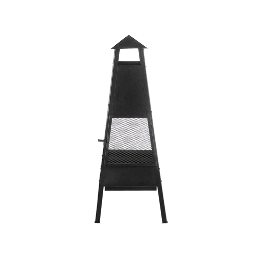 Lareira de jardim YASUR Metal Preto