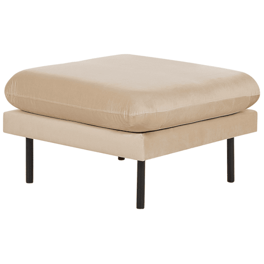 Repousa-pés VINTERBRO Veludo Creme Repousa-pés VINTERBRO Veludo Creme