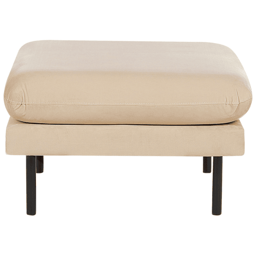 Repousa-pés VINTERBRO Veludo Creme Repousa-pés VINTERBRO Veludo Creme
