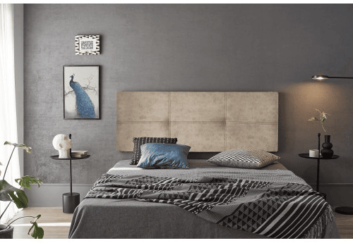Cabeceira Dalia em tecido Magnolia Stone 90