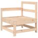 Juego muebles de jardín 6 piezas madera maciza pino Juego muebles de jardín 6 piezas madera maciza pino Pino