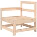 Juego de muebles de jardín 6 piezas madera maciza de pino Juego de muebles de jardín 6 piezas madera maciza de pino Pino