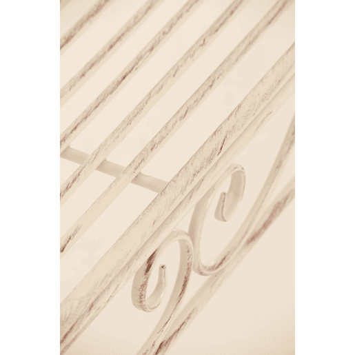Tumbona de Jardin Karma Metal Crema antiguo 46X156X78 cm