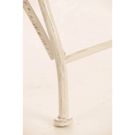 Tumbona de Jardin Karma Metal Crema antiguo 46X156X78 cm