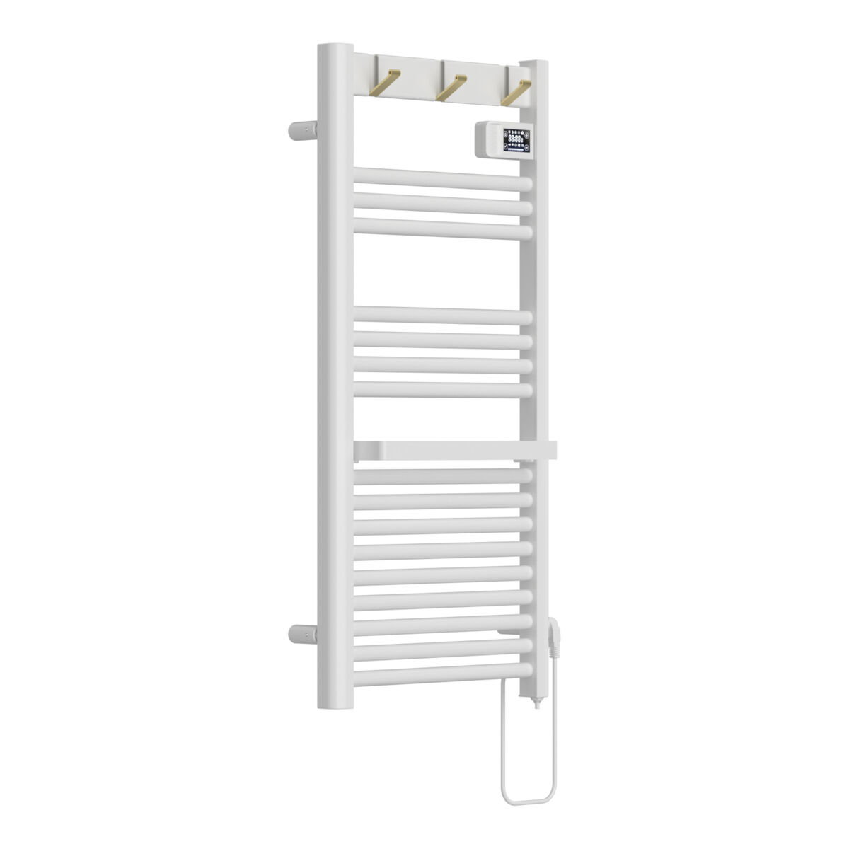 Radiador toallero eléctrico mural Uvdal 500W 16 tubos aluminio