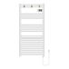 Radiador toallero eléctrico mural Uvdal 500W 16 tubos aluminio Radiador toallero eléctrico mural Uvdal 500W 16 tubos aluminio Blanco