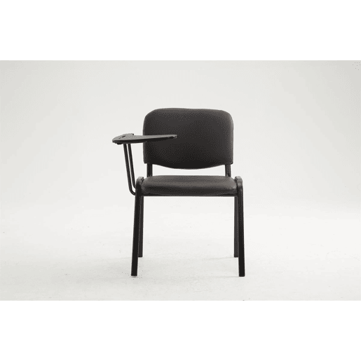 silla conferencia Ken con mesa plegable Simil cuero Marrón 71X53X81 cm
