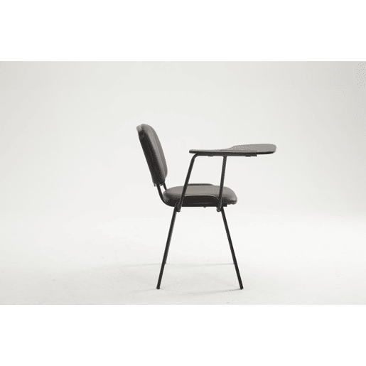 silla conferencia Ken con mesa plegable Simil cuero Marrón 71X53X81 cm