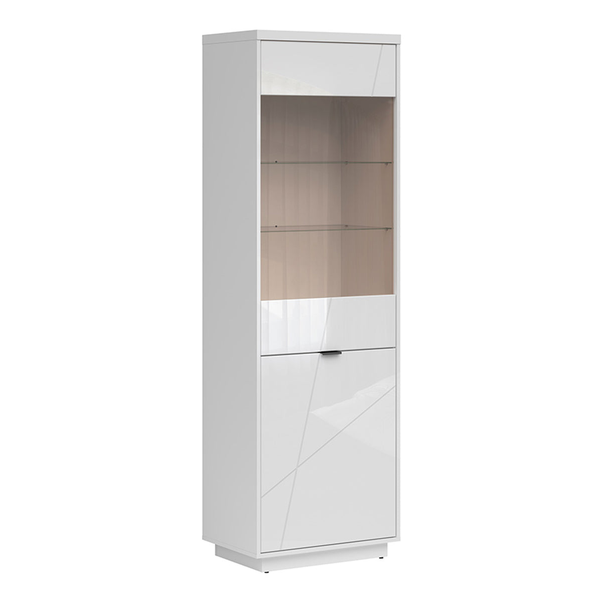 Vitrina 2 puertas sven blanco
