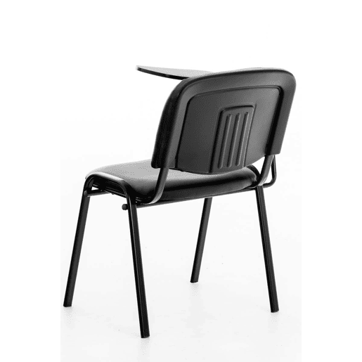 silla conferencia Ken con mesa plegable Simil cuero Gris 71X53X81 cm silla conferencia Ken con mesa plegable Simil cuero Gris 71X53X81 cm