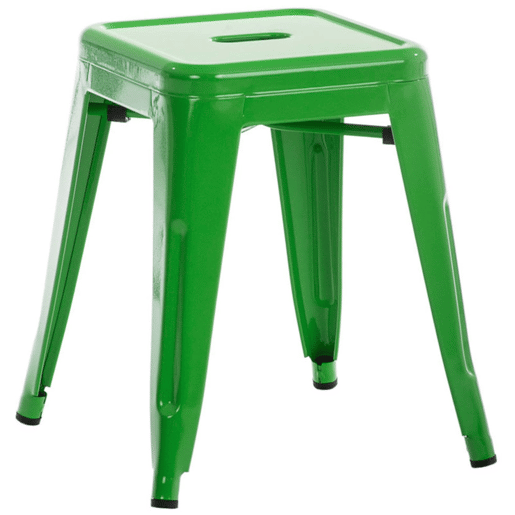 Taburete Armin Metal Verde 40X40X46 cm