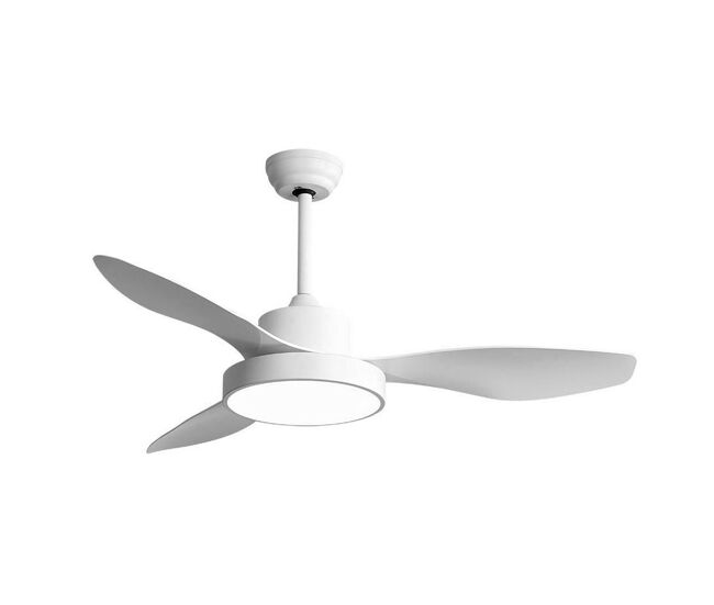 Ventilador de techo metal color blanco serie hayate 97cm