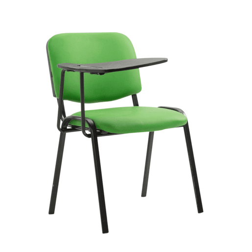 silla conferencia Ken con mesa plegable Simil cuero Verde 71X53X81 cm