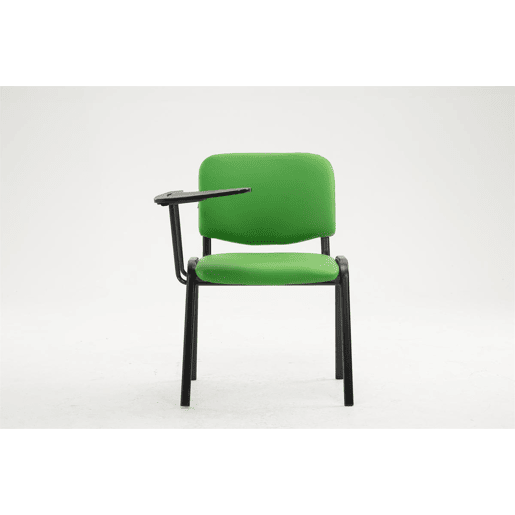 silla conferencia Ken con mesa plegable Simil cuero Verde 71X53X81 cm