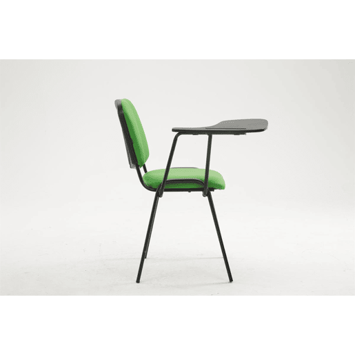 silla conferencia Ken con mesa plegable Simil cuero Verde 71X53X81 cm