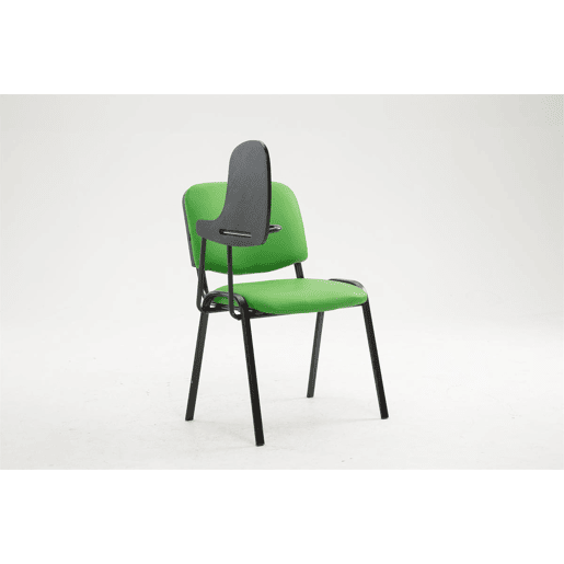 silla conferencia Ken con mesa plegable Simil cuero Verde 71X53X81 cm