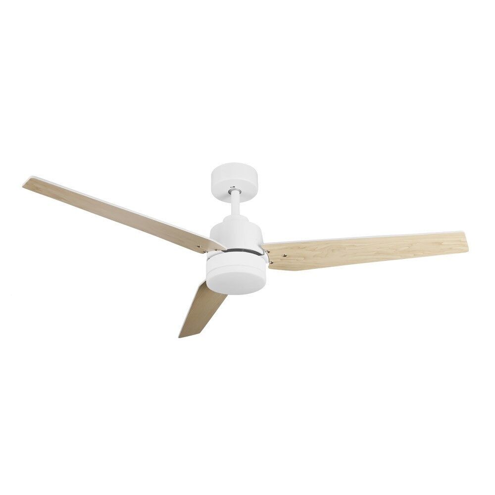 Ventilador De Techo Dc Captus Blanco 132cm Led Cct Regulable Control Remoto Con Temporizad