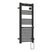 Radiador toallero eléctrico mural Uvdal 500W 16 tubos aluminio Radiador toallero eléctrico mural Uvdal 500W 16 tubos aluminio Negro
