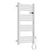 Radiador toallero eléctrico mural Follo 500W 16 tubos aluminio Radiador toallero eléctrico mural Follo 500W 16 tubos aluminio Blanco
