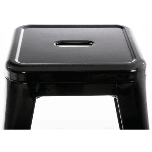 Taburete Armin Metal Negro 40X40X46 cm