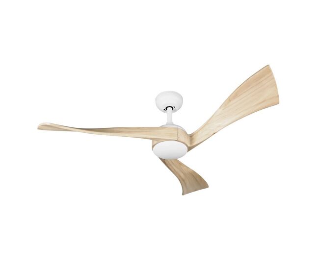 Ventilador de techo metal color blanco serie janubi 132cm