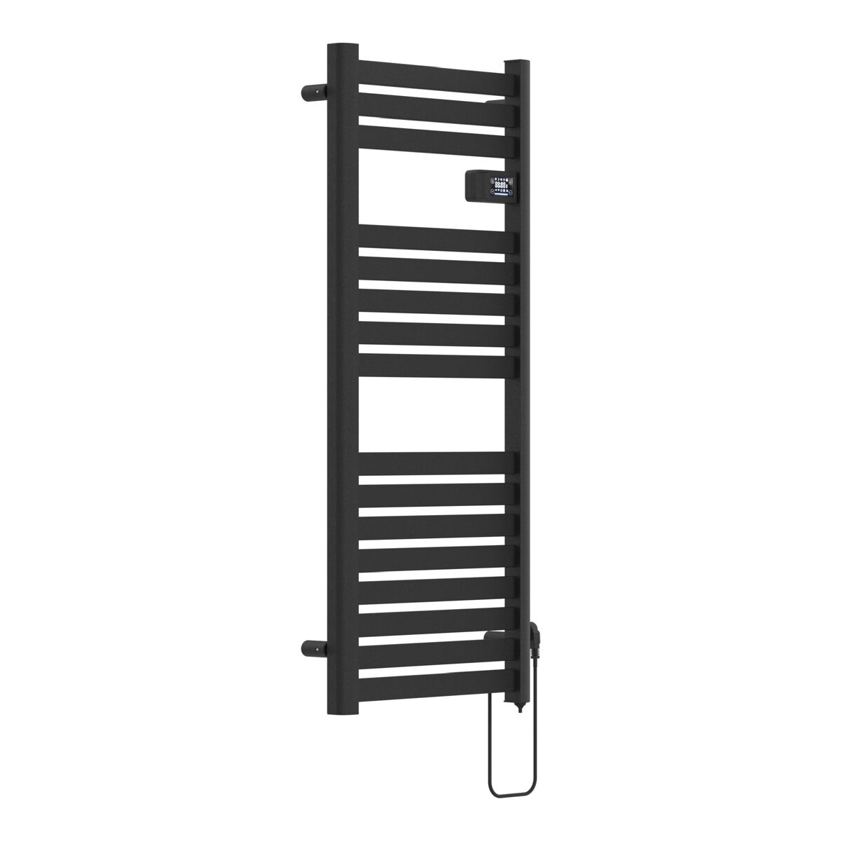 Radiador toallero eléctrico mural Ringebu 500W 16 lamas aluminio
