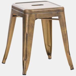 Taburete Armin Metal Dorado 40X40X46 cm