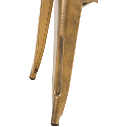 Taburete Armin Metal Dorado 40X40X46 cm