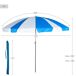 Aktive Sombrilla playa grande inclinable twister UV50 c/funda Aktive Sombrilla playa grande inclinable twister UV50 c/funda Azul