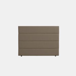 Cabeceira Estofada GENOVA Pele Sintética 115x120x8 cm - BRANCO - Moonia