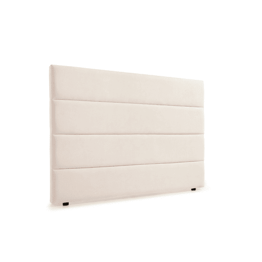 Cabeceira Estofada GENOVA Aqualine 190x120x8 cm - BEGE - Moonia
