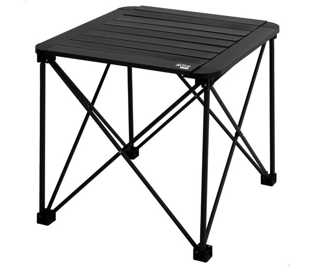 Aktive mesa plegable camping antivuelco y desmontable c/bolsa transporte