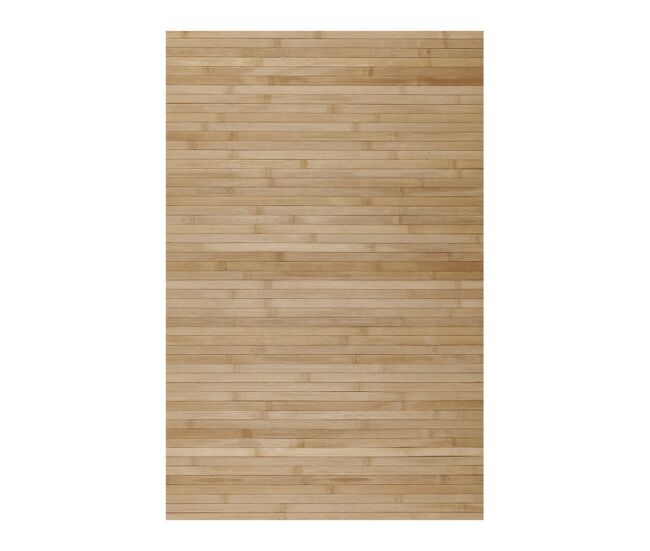 Alfombra de bambú natural antideslizante marrón claro, 160 x 240 cm