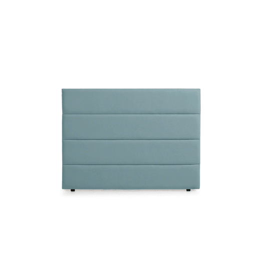 Cabeceira Estofada GENOVA Aqualine 90x120x8 cm - PRETO - Moonia