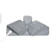 Almohadilla eléctrica Borrello lavable 100W Vlies Almohadilla eléctrica Borrello lavable 100W Vlies Gris