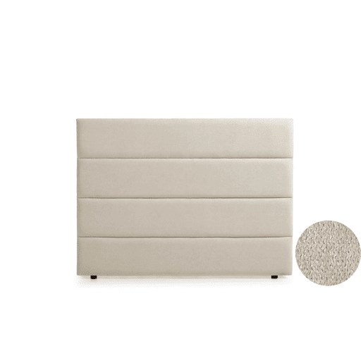 Cabeceira Estofada GENOVA Aqualine 90x120x8 cm - MOSTARDA - Moonia