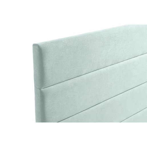 Cabeceira Estofada GENOVA Aqualine 210x120x8 cm - VERDE ÁGUA - Moonia