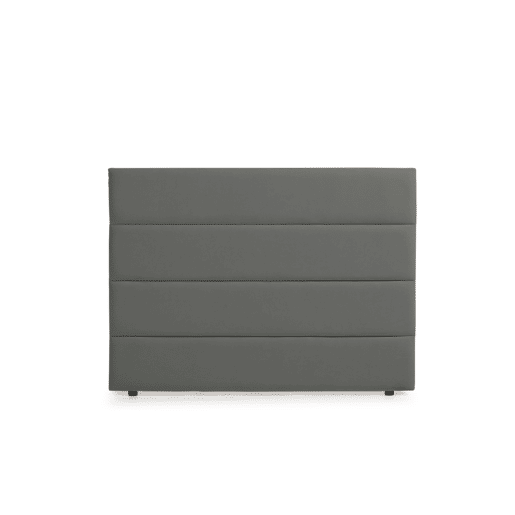 Cabeceira Estofada GENOVA Aqualine 160x120x8 cm - CINZA ESCURO - Moonia